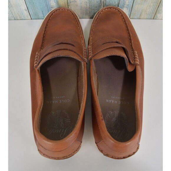 Cole Haan Pinch Weekender Men\'s Size 11 Penny Loafers Brown Leather C21986